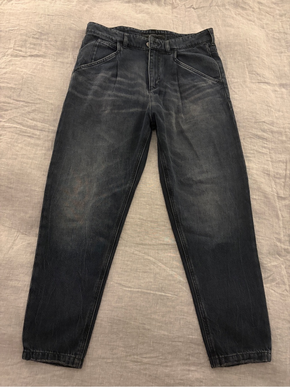 DRYKORN -European Men's Black Washed Jeans